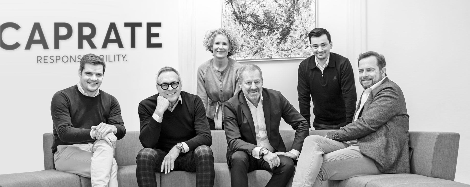 CAPRATE Teambild schwarz-weiss