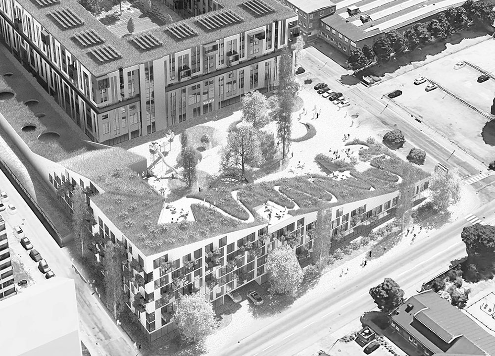 CAPRATE Malmö I grüne Stadtraumgestaltung sw