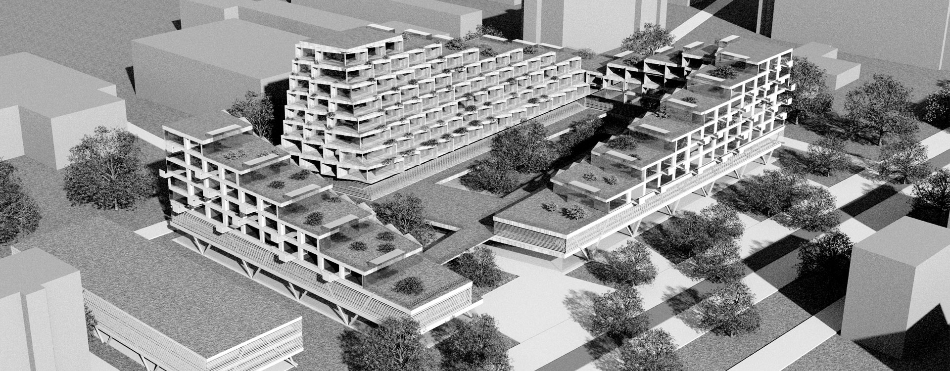 CAPRATE Malmö II Nachbarschaft Dachgärten sw