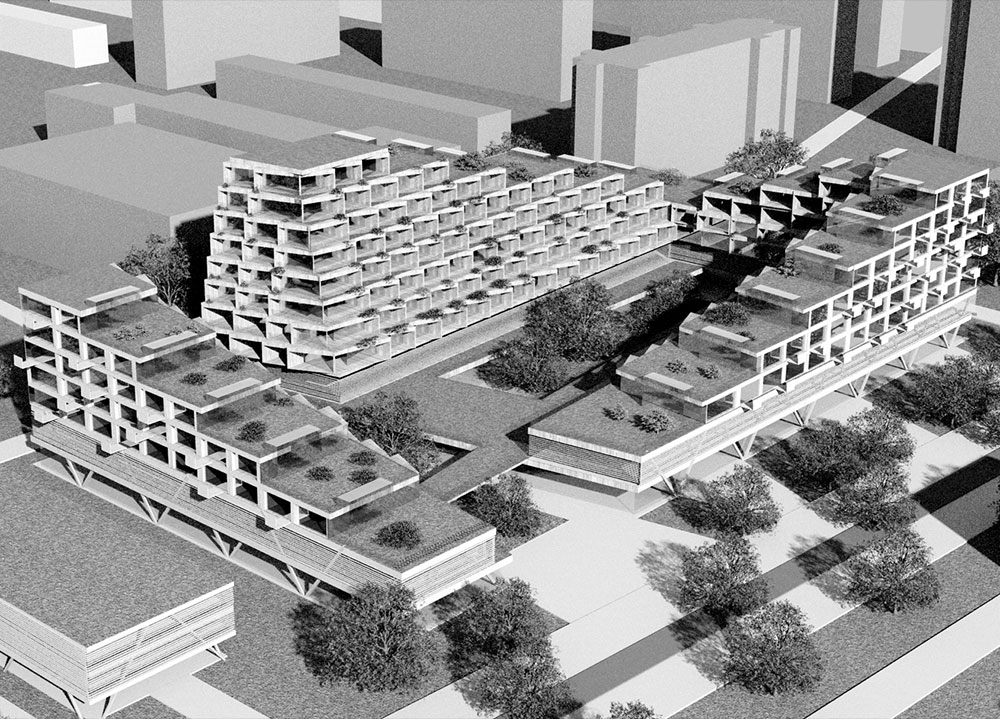 CAPRATE Malmö II Nachbarschaft Dachgärten sw