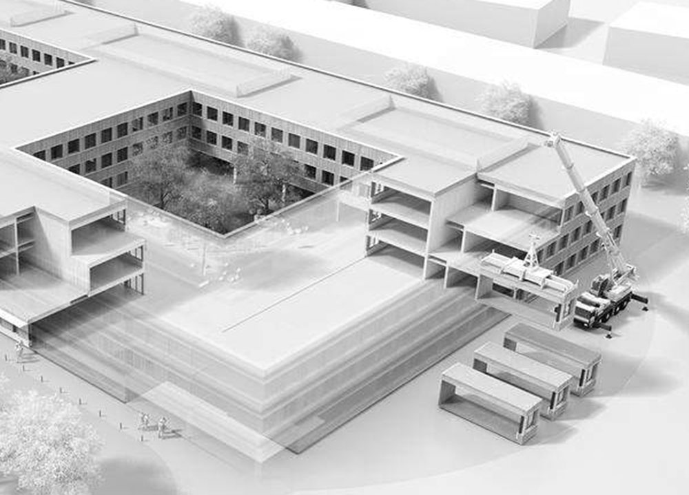 CAPRATE Groß Kienitz Studie Holzmodulbauweise sw